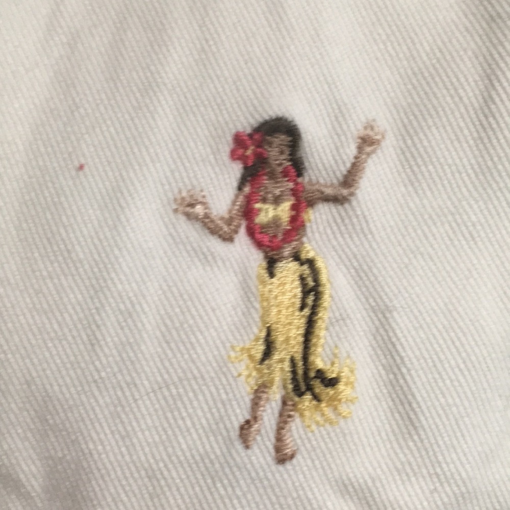 J crew favorite fit hula girl cropped pants